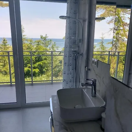 아파트 Baltichoff Premium With Sea View, Basen, Spa, Gym, Sauna, Hala Sportowa Z Kortem Tenisowym