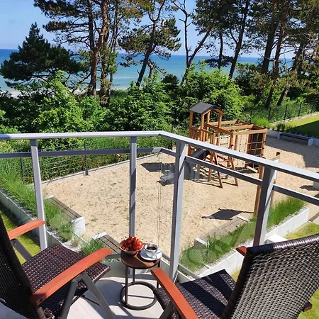 아파트 Baltichoff Premium With Sea View, Basen, Spa, Gym, Sauna, Hala Sportowa Z Kortem Tenisowym