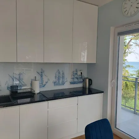 아파트 Baltichoff Premium With Sea View, Basen, Spa, Gym, Sauna, Hala Sportowa Z Kortem Tenisowym Gąski