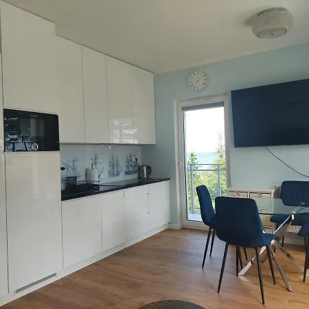 아파트 Baltichoff Premium With Sea View, Basen, Spa, Gym, Sauna, Hala Sportowa Z Kortem Tenisowym